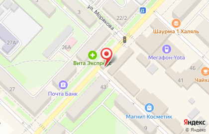 Ювелирный магазин 585 Золотой на Ленинградской улице на карте