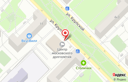 Автошкола Колесо на метро Университет на карте