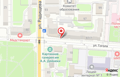 Мебельная студия в Центральном районе на карте