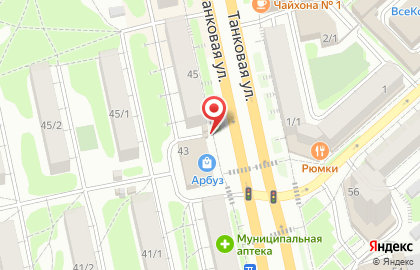 Киоск по продаже фруктов и овощей в Новосибирске на карте