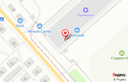 Автосервис Автомат-Центр на улице Кошурникова на карте