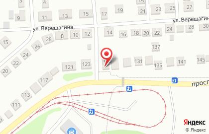 Продуктовый магазин в Новосибирске на карте