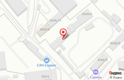Шиномонтажная мастерская Tire fitting в Индустриальном районе на карте