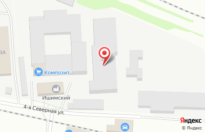 Комбинат Маслосыр Ишимский на карте