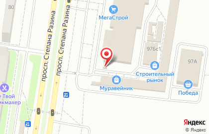 Магазин кулинарии в Автозаводском районе на карте