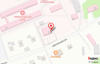 Страховая компания Чувашия-Мед на Школьной улице на карте
