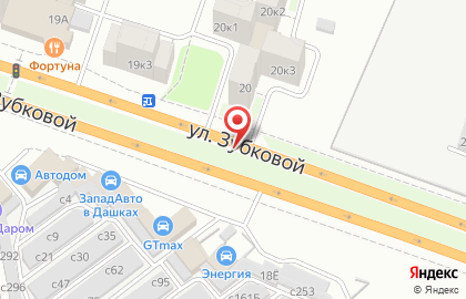 Оптово-розничный магазин ALL WORLD CARS на улице Зубковой на карте