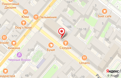 Дом рядом на Разъезжей улице на карте