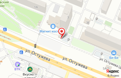 Белорусская ярмарка в Воронеже на карте