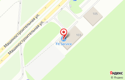 Шинный центр Колеса Даром на Машиностроительной улице на карте