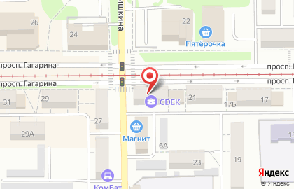 Магазин крепежной техники Забей на проспекте Гагарина на карте