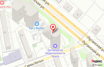 Настроение на Луганской улице на карте