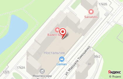 Агентство ритуальных услуг Мосритуал на улице Маршала Тимошенко на карте