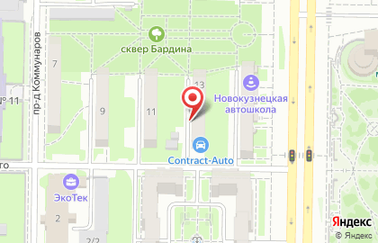 Дельта в Новокузнецке на карте