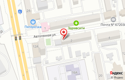 Магазин разливного пива Пивной Причал на Автогенной улице на карте