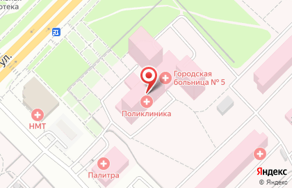 Городская клиническая больница №5 на Добросельской улице, 38а на карте