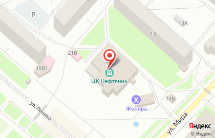Досуговый комплекс Нефтяник на карте