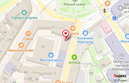 Юрковка в Нижнем Новгороде на карте