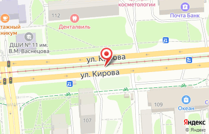 “ГЛАВКОМ” центр недвижимости на улице Кирова на карте