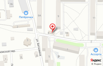 Салон цветов в Калининграде на карте