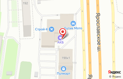 Магазин дверей Юкка на Ярославском шоссе на карте