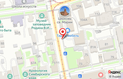 Capriccio на улице Железной Дивизии на карте