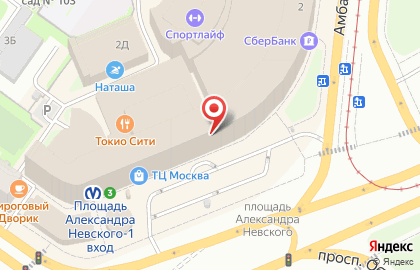 Магазин сувениров Heritage на площади Александра Невского I на карте