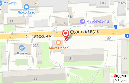 Магазин фастфудной продукции Укроп на карте