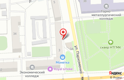 Мастерская кухонной мебели Едим Дома на улице Пархоменко на карте