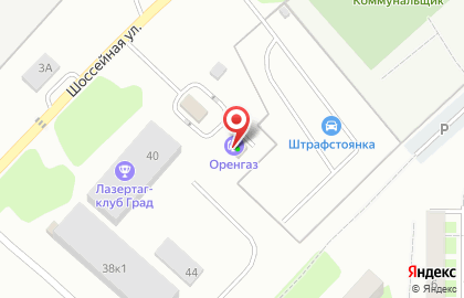 Оренгаз в Дзержинском районе на карте