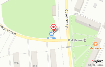 Алкогольный магазин Янтарь на карте
