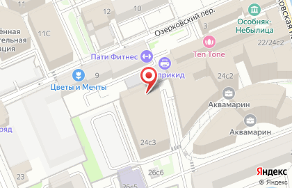 Эколайн на Озерковской набережной на карте