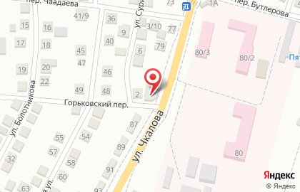 Тренажерный зал АренА на улице Чкалова на карте