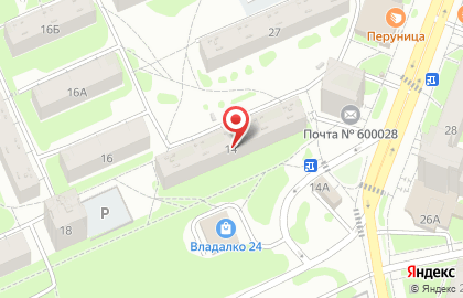 Парикмахерская на ул. Сурикова, 14 на карте