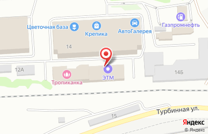 Торговая компания ЭТМ в Орджоникидзевском районе на карте