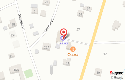 Баня Сказка на карте