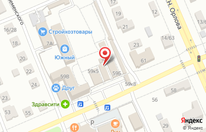 Магазин фруктов и овощей на улице Ашмарина на карте