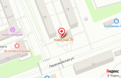 Кабинет ногтевого сервиса на Первомайской улице на карте