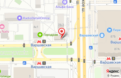 Избёнка на Чонгарском бульваре на карте