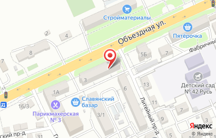 Многопрофильная компания на Объездной улице на карте