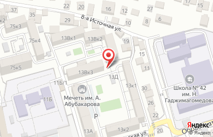 Гастроном в Махачкале на карте