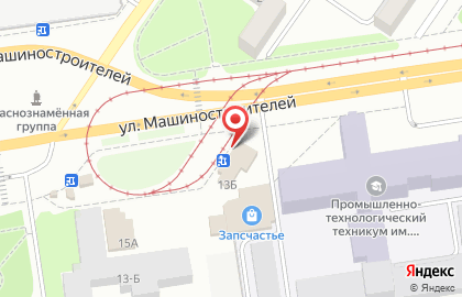 Трамвайная станция Площадь I пятилетки на карте