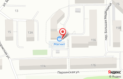Супермаркет Магнит на улице Белинского на карте