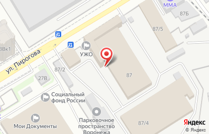 Торговая компания Замкофф в Советском районе на карте