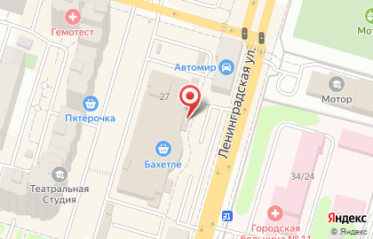 Торговая компания Сестрица на Ленинградской улице на карте