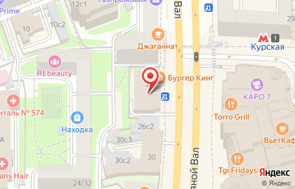 Hot Dogs на улице Земляной Вал на карте