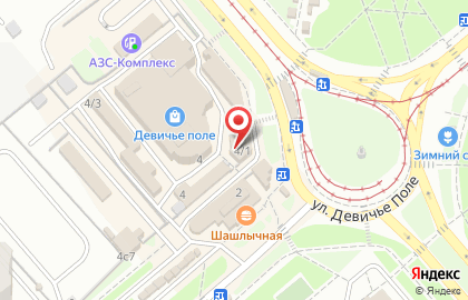 Стоматология Дантист на улице Гаврилова на карте