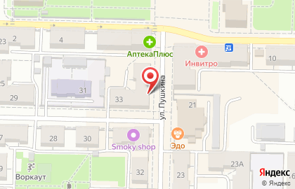Салон-парикмахерская Бьюти на улице Лермонтова на карте