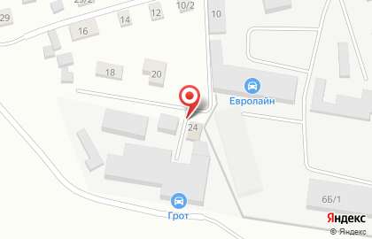 Автомагазин и автосервис для иномарок Грот в Ленинском районе на карте