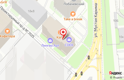 Яппи на проспекте Андропова на карте
